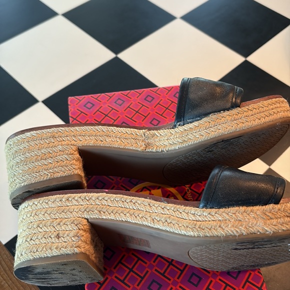 Tory Burch Black Slide Sandals - Picture 3 of 5